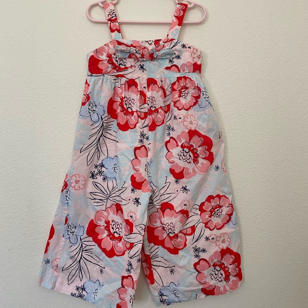 Cute baby girl Floral jumpsuits (sibling sets)